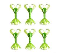 Leurres de bain à tête jupe 8 cm 5 g pour truite crappie | Action de queue flexible, pour une oscillation rapide lors de la récupération, imite les proies blessées