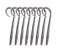 Leurres de lombric - 8 leurres réalistes de truite avec imitation de lombri, leurres de natation réutilisables avec hameçon pour capture et