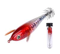 Leurres de pêche EcoGleam rigides, Double Couche, antirouille, Lumineux | Leurre dur avec hameçon triple et yeux holographiques 3D, appât artificiel idéal pour la mer, avec hameçon triple, gabarit