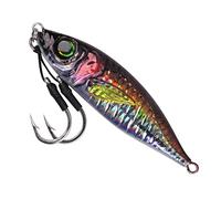 Leurres de pêche en eau salée, leurres verticaux en métal avec crochets d'assistance, impression 3D, leurres de pêche en mer profonde, océan, leurres pour thon, martinet rouge