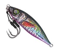 Leurres de pêche en eau salée, leurres verticaux en métal avec crochets d'assistance, impression 3D, leurres de pêche en mer profonde, océan, leurres pour thon, martinet rouge