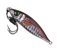 Leurres de pêche en eau salée, leurres verticaux en métal avec crochets d'assistance, impression 3D, leurres de pêche en mer profonde, océan, leurres pour thon, martinet rouge