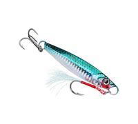 Leurres de pêche en métal dur avec hameçon triple, leurres de pêche en eau salée 13 g/30 g/60 g Leurres de pêche en mer Leurres de pêche en métal