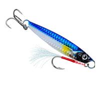 Leurres de pêche en métal dur avec hameçon triple, leurres de pêche en eau salée 13 g/30 g/60 g Leurres de pêche en mer Leurres de pêche en métal