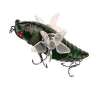 Leurres de pêche fluviaux | Leurre dur pour la pêche à la cigale | Appâts artificiels de 7,5 cm, appâts de basse pour les amateurs de pêche, appâts de pêche à la basse dans l'étang du lac