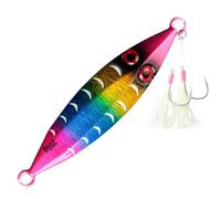 Leurres de Pêche - Leurre Nageur Anti-Rouille,Leurres Artificiels pour la Pêche Verticale au Jigging,pour Débutants et Pêcheurs Hommes Père en Zones Côtières Ports Lacs Rivières Eau Douce