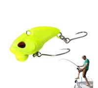 Leurres de pêche pour bar, leurres de truite pour la pêche en lac | Leurres de pêche petits et solides en eau douce - Appât de poisson-chat qui coule vif, hameçon unique, leurre de truite tremblant