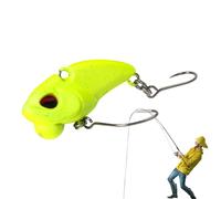 Leurres de pêche pour Bar, leurres de Truite pour la pêche en lac - Leurres Solides pour Truite d'eau Douce - Appâts de Natation vifs d'eau Douce coulant des appâts de tremblants à Crochet uniq