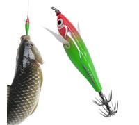 Leurres De Pêche pour Le Bar | Leurres Flottants Réalistes Brillant dans Le Noir - Accessoires De Pêche Portables Cadeaux pour Père Grand-Père Fils Famille