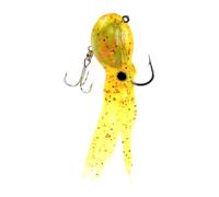 Leurres de Pêche pour Les Grandes Profondeurs | Poulpe Souple Réaliste avec Hameçon - Turluttes Calamars Eau Salée,pour Bar, Truite, Crapet, Perche, Et Saumon, Pêche Au Rocher Et en Mer
