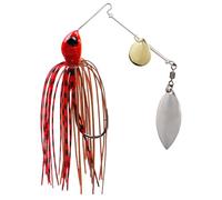 Leurres de Pêche Pré-montés pour Eau Douce et Eau Salée, leurre Peche carnassier,Peche Truite,leurre Souple brochet,Leurres de Pêche Bar Innovants, Crevettes Réalistes Leurre -Herbe (B, 17x9x1cm)