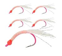 Leurres de pêche réfléchissants pour la perche, ensemble de 5 appâts artificiels lumineux - Atleurres de pêche réfléchissants de 4,5 cm | pour pêche en eau salée pêche en plein air nuit sur le