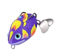 Leurres de pêche simulés de Grenouilles avec Crochet 4CM appâts Souples Topwater leurres de pêche artificiels appâts à Tube Souple matériel de manivelle