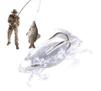 Leurres de pêche souples | Leurre souple de simulation de crabe avec crochet pointu, bon équipement de pêche qui coulera dans l'eau, design anti-accrochage, leurres réalistes pour poissons mandarins