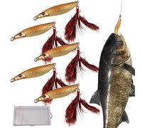 Leurres De Pêche Swimbaits,5 Pièces Revêtement Métallique Réfléchissant à Paillettes | Leurre Bass,pour Hommes Et Pères Débutants Et Professionnels Rivière Eau Salée Et Eau