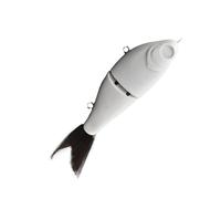 Leurres de pêche vierges non peints, 2 segments Glide Bait Soft Tail, leurre de pêche artificiel, accessoires de pêche en eau douce et en eau salée