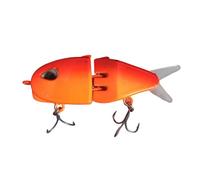 Leurres de poisson artificiels à plusieurs sections avec hameçons articulés - Crankbait - Pêche réaliste - 3D - Appâts de natation coulant lentement - Appâts durs