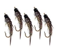 Leurres d'eau douce - 5 unités montages design mouche artificielle | Kit de leurres pour lobin pour femmes débutantes qui aiment la truite poisson-chat depuis la traîne, l'étang du lac