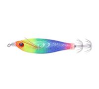 Leurres fluorescents de 5,8 g de 8 cm, leurres de crevettes, appâts phosphorescents pour la pêche en eau salée, leurres artificiels pour la pêche en eau salée, leurres de seiche fluorescents