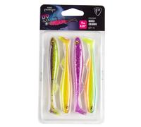 Leurres Fox Rage Slick Shad UV (x4) Multicolore 11 cm