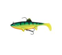 Fox Rage Replicant Wobble - Poisson en caoutchouc Swimbait, couleur : UV Firetiger, longueur/poids : 14 cm - 55 g