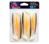Fox Rage Zander Pro Ultra UV Lot de 5 poissons en caoutchouc 12 cm