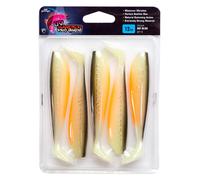 Leurres Fox Rage Zander Pro Shad Loaded Ultra UV (x5) Beige 7,5 cm