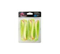 Fox Rage Zander Pro Ultra Lot de 5 poissons en caoutchouc UV 12 cm Citron vert