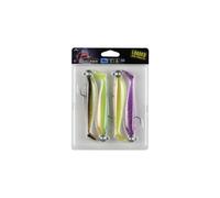 Fox Rage Zander Pro Shad Lot de 4 poissons en caoutchouc mélangés UV - Poids / longueur / crochet : 12 g - 12 cm - Taille 4/0