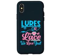 Leurres or Lace We Love You Gender Reveal Party Baby Shower Coque pour iPhone X/XS