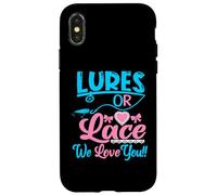 Leurres or Lace We Love You Gender Reveal Party Baby Shower Coque pour iPhone X/XS