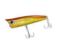 Leurres Pêche en Eau Salée de Surface, Leurre Flottant de Pêche au Surf, Appâts Coulants Hameçons Triples,avec Yeux 3D pour Bar, Truite, Doré, Sébaste