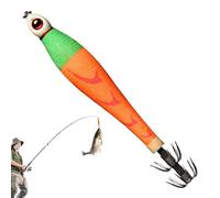 Leurres pour Eau Salee, Matériel de Pêche Artificiel Plombé Luminescent, Petits Leurres pour Seiche, pour Eau Salee Douce Lac Et Rivage Pecheurs Truite Perche Saumon Brochet