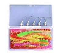 Leurres pour Perche et Brochet | Leurre Nageur Réaliste en Forme de Mille-Pattes | Appât Artificiel pour Perche et Carpe,pour Eau Douce Lac Rivière Bateau Kayak Carpe Truite Saumon Poisson-Chat