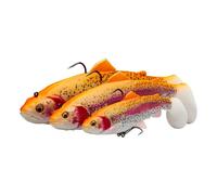 Savage Gear Leurre artificiel Shad 4D Truite 17 cm Hochet 80 g Plongeant modéré Rainbow Trout