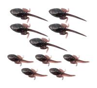 Leurres Souples, Leurres De Bass Pré-Montés, 10 Pièces Résistance Basse Température Matériel Pêche Eau Douce pour Perche Truite Sandre Achigan