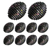 Leurres souples pour la pêche à la perche - Lot de 10 balles de sport en forme de balles de sport pour eau salée, appâts de pêche à la perche | pour rive, étang, lac, rivière, mer, lac, surf