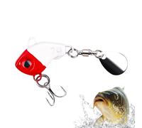 Leurres Spinner pour la Pêche - Hameçons Appâts pour Pêche en Eau Douce | Petit Outil de Leurre Vibrant à Paillettes pour Les Pêcheurs en Ruisseau Rivière Mer Lac Étang Eau Douce et Salée