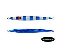 Leurres verticaux pour eau salée, 150 g/200 g/250 g - Leurres de pêche en mer profonde, plombs brillants, plombs coulants en métal plat - Appâts de jigging verticaux pour eau salée (B, 150 g)
