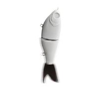 Leurres vierges non peints - 2 segments Glide Bait Soft Tail - Leurre de pêche artificiel pour eau douce et salée - Équipement de pêche