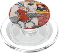 Leuthold of Seven - Manuscrit médiéval du Codex Manesse PopSockets PopGrip pour MagSafe