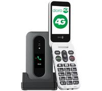 Leva L30 - Téléphone Portable Senior - Téléphone À Clapet 4G Débloqué - Écran Externe - Son Hd - Appareil Photo -Touche D'Assist