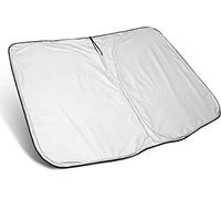 LEVABE Pare-soleils pour Pare-Brise Avant Auto pour Dacia Duster 2018-2023, Protection de Pare-Soleil de fenêtre Pliable Pare-Brise Pare-Soleil Accessoires Auto,Silver