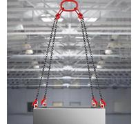 Levage de Marchandises Élingue à chaîne à 4 Branches, utilisée comme chaîne de Levage Lourde for la Construction d'usines, l'exploitation minière et la Construction Portuaire(59.1in/1.5m/4.9ft)