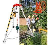 levage de puits, Système de trépied de sauvetage en cas d'incendie dans les égouts, en aluminium robuste avec 1200, 1800 et 2600 lb