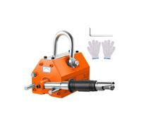 VEVOR Levage Magnétique 1500 kg Aimant de Levage Permanent en Néodyme N42 Porteur Magnétique 300x133x139 mm avec Crochet Chromé Facteur de Sécurité 2,5 Outil pour Manutention Tôle Matériel Magnétique