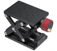 Levage manuel élevé, élévateur de laboratoire à axe Z avec hauteur maximale de 55 mm, plate-forme en alliage d'aluminium anodisé dur pour utilisation en laboratoire