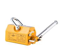Levage permanent | Levage magnétique avec déverrouillage | Levage par palan | Capacité de charge de 200 kg Aimants de levage for palan métallique Grue d'atelier avec poignée for levage de blocs de tôl