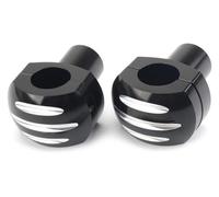Levage Pince Guidon Pour H&arley Kit Rehausseurs Guidon Réglables Moto 25 Cm Harley Davidson 25 Mm(Black)