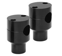 Levage Pince Guidon Pour Harley, Custom, Bobber, moto, 7/8" 22 mm 1" 25 mm, rehausseur de guidon, support de guidon, pince de guidon(Black25mm)